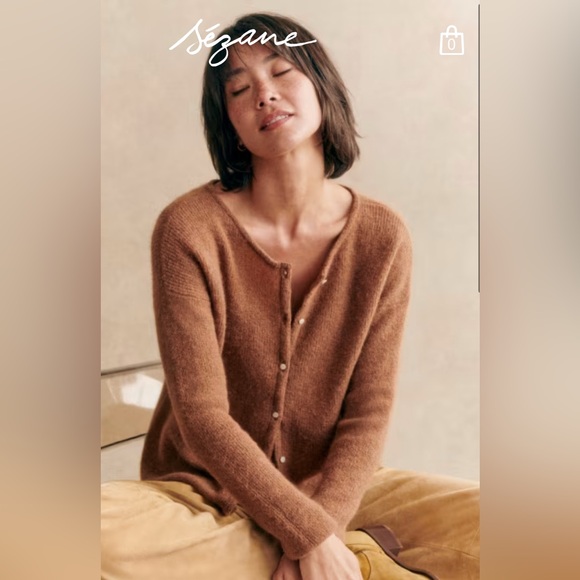 NWT Sezane GASPARD CARDIGAN - Picture 2 of 4